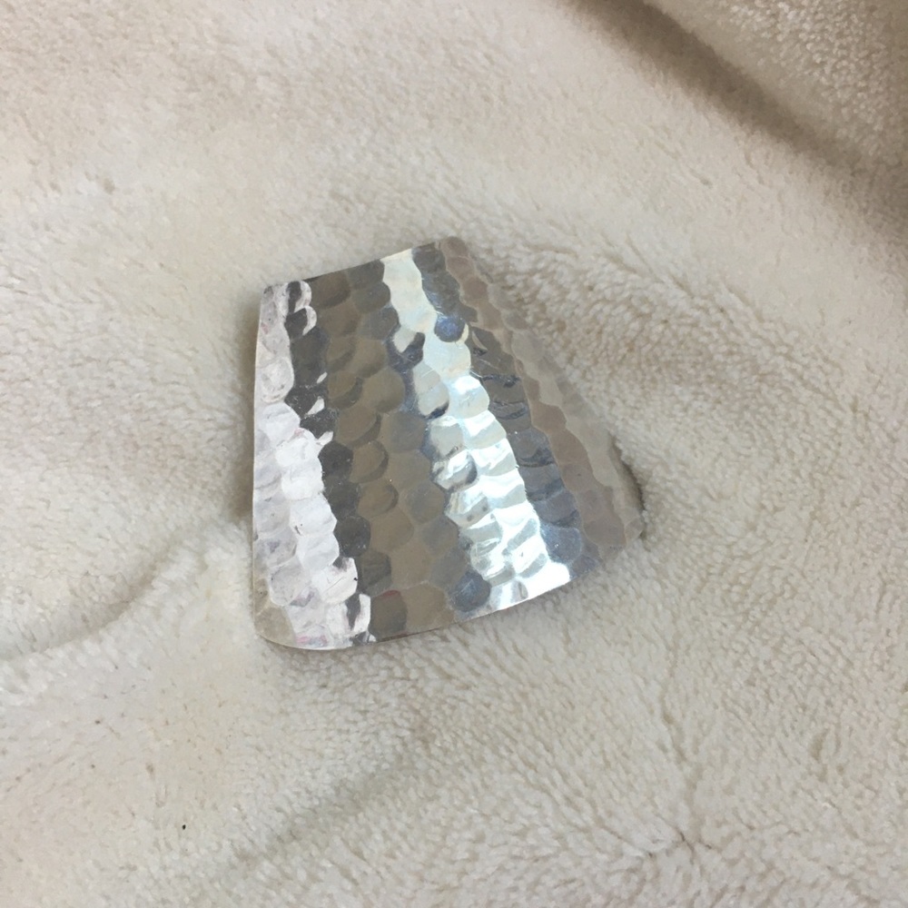 Hammered Sterling Silver Pendant